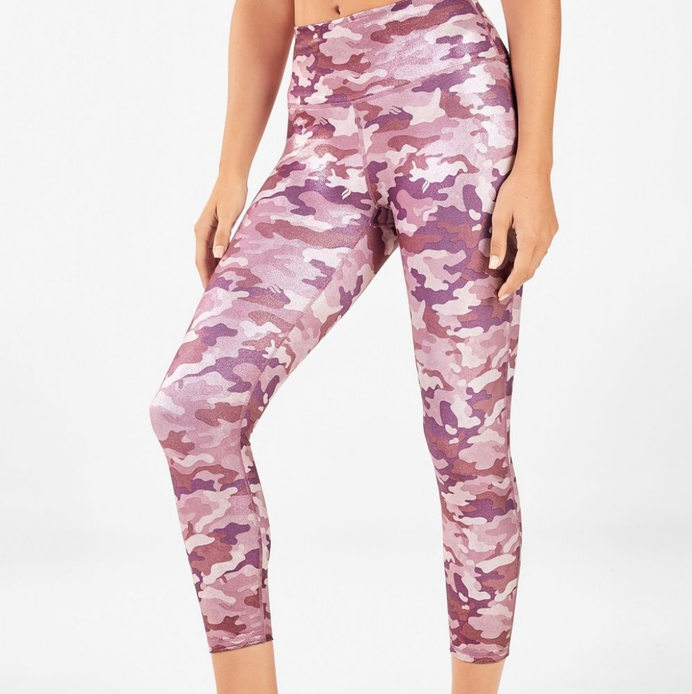 Fabletics Mid-Rise Printed Powerhold Legging - image 1